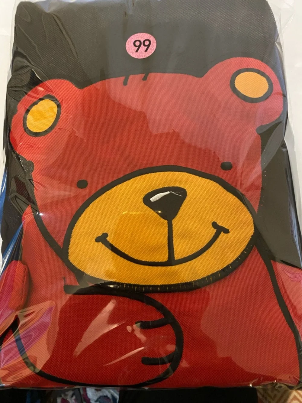 Chattanooga Clothing Kids Bear Backpack in Red, Yellow, Black